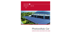 BELECTRIC - Photovoltaic Car Parks Roof System - Brochure