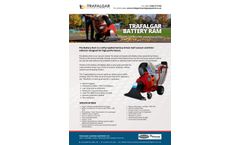 Trafalgar - Battery Ram Self Propelled Battery Driven Leaf Vacuum & Litter Collector - Brochure