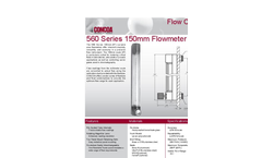 Model 560 Series - Flowmeter Brochure