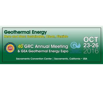 40th GRC Annual Meeting & GEA Geothermal Energy Expo