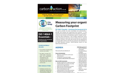 Carbon Measurement (ISO 14064-1) Course Brochure