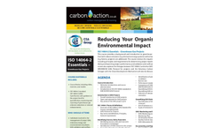 Carbon Reduction (ISO 14064-2) Course Brochure