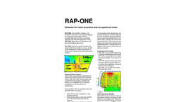 Version RAP-ONE - 5.0 - Room Acoustics and Occupational Noise Software Datasheet