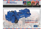 American FF-AXFM Duplex Power Pump Datasheet Brochure