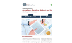 Acceptance Sampling - Methods and Applications