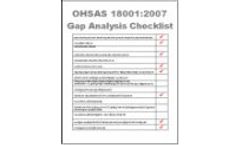 OHSAS 18001 Gap Analysis Checklist