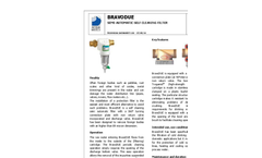BravoDUE - Semi Automatic Self Cleaning Filter - Brochure