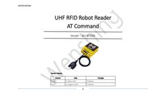 Winsonic - Model WS-RFIDBY - UHF RFID Robot Reader - Brochure
