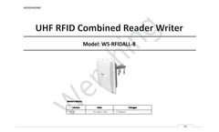 Winsonic - Model WS-RFIDALL-8 - UHF RFID Combined Reader Writer - Brochure