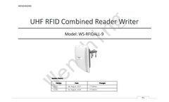Winsonic - Model WS-RFIDALL-9 - UHF RFID Combined Reader Writer - Brochure