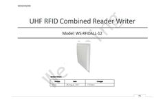 Winsonic - Model WS-RFIDALL-12 - UHF RFID Combined Reader Writer 12dBi - Brochure