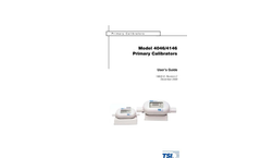 TSI Primary Flow Calibrator Manual