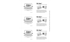 Zefon Bio-Tape - Model BT0025 - Surface Sampler - 25/Pack - Datasheet