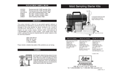 Zefon - Model Z-LITE-UMKIT - Ultimate Mold Sampling Kit - Manual