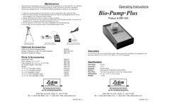 Bio-Pump Plus - User Manual