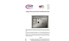 CMR - Model LD2-3 & LD2-3V - Single and Two Zone Water Leak Detection Alarm Brochure