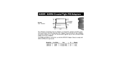 Model A0089 & A0096 - Coaxial Tight Fill Adapters- Brochure