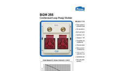FlowCenter - Model BGM-255 - Double Pump - Brochure