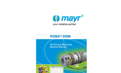 ROBA - Model DSM - Torque-Measuring Machine Element - Brochure
