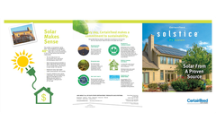 Solstice - Solar Roofing Systems Brochure