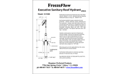 FreezeFlow - Model 2131RE - Executive Sanitary Roof Hydrant - Specification