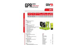 Model GPR 10 - Diesel Generators Brochure