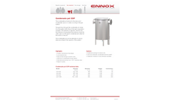 Ennox - Model COP - Condensate Pot - Datasheet