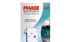 Phase Technologies - Model 3XD Series - Three-Phase Variable Frequency Drive Brochure