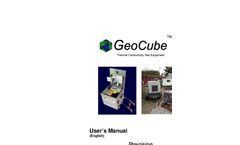 GeoCube - Thermal Conductivity Testing Equipment - Brochure - User Manual