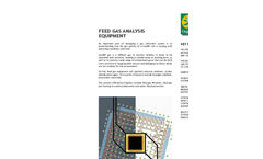 Feed Gas Analysis Equipment Brochure