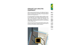 Exhaust Gas Analysis Equipment - Brochure