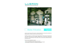 Lubron - Water Filtration Systems Datasheet