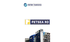 Petsea - Model SW - Medium Production Reverse Osmosis Systems - Brochure