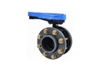 Model PVC-UH - Butterfly Valve With Flange