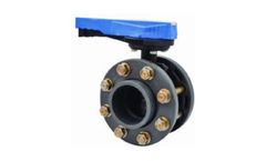 Model PVC-UH - Butterfly Valve With Flange