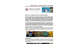Precision - Destructive Physical Analysis System (DPA) - Brochure