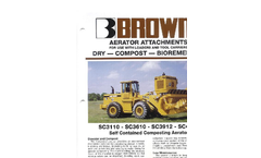 Brown Bear - Model SC3110 - SC3610 - SC3912 - SC4912 - Self Contained Composting Aerators- Brochure
