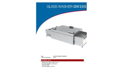 Model GW200A - Glass Washer Brochure