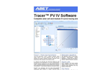 Tracer - Version PV IV - Curve Measurements Software - Brochure