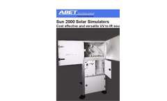 Model Sun 2000 Class A - Solar Simulator Datasheet
