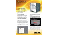 SolarConstant - Model MHG 4000/2500 - Large Luminaires for Solar Simulation Systems - Brochure