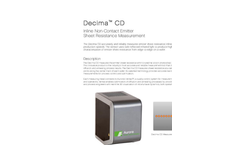 Decima - Model CD - Inline Non-Contact Emitter Brochure