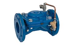Idromembrana - Model IM-NR - Hydraulically Operated Check Valve with Adjustable Closing Speed Control