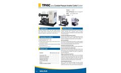 Walrus - Model TPHIC Series - TPH8T2KSIC - Constant Pressure Inverter Control System - Brochure