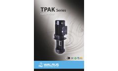 Walrus - Model TPAK Series - TPAK2-18 - Coolant Pump - Brochure