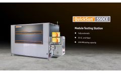 QuickSun 550CE Module Testing Station by Endeas - Video