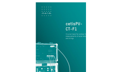 cetisPV-CTF1 - Outdoor Field Measurements of Solar Modules - Brochure