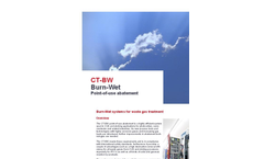Centrotherm - Model CT-BW - Burner Washer Brochure