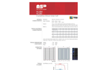 Peach - Model FBM_MFG-BB - Mono-Crystalline PV Module  - Brochure