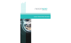neonsee - Custom Tailored Solar Simulation System - Brochure